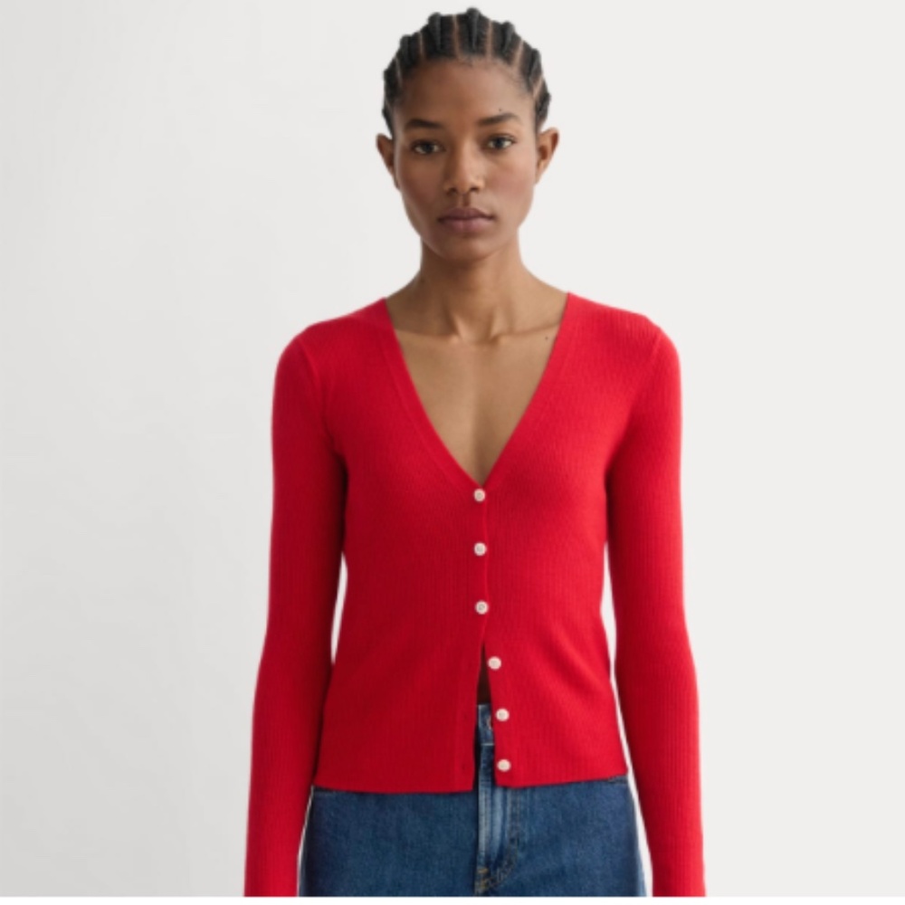 Everlane NWT THE CARDIGAN IN ULTRASOFT MERINO